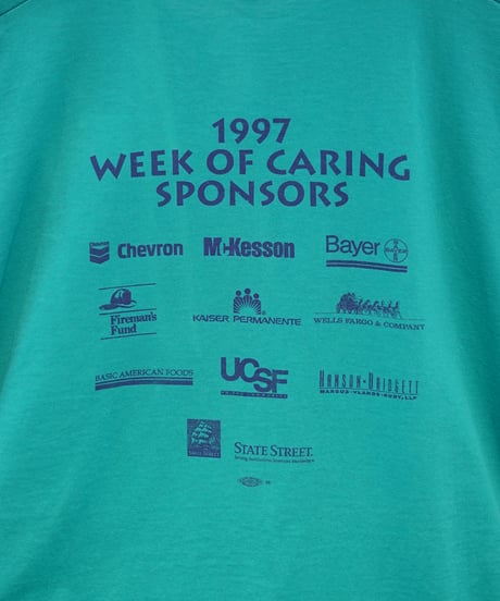 WEEK OF CARING double sided printed T-shirt