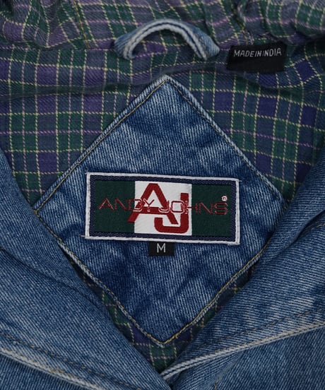 【CHILK x moka exhibition】1990s ANDY JOHNS painted denim coveralls