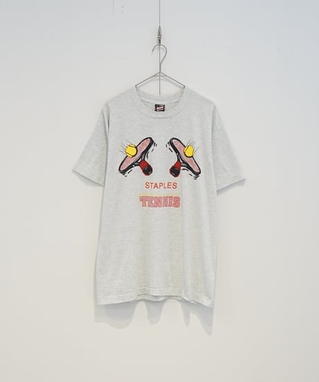 1990s FRUIT OF THE LOOM tennis printed T-shirt