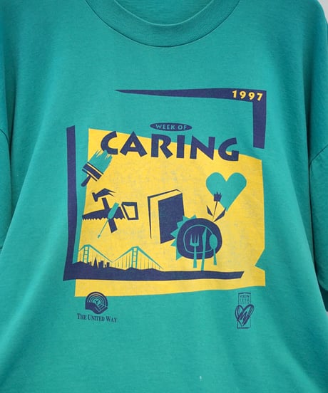 WEEK OF CARING double sided printed T-shirt