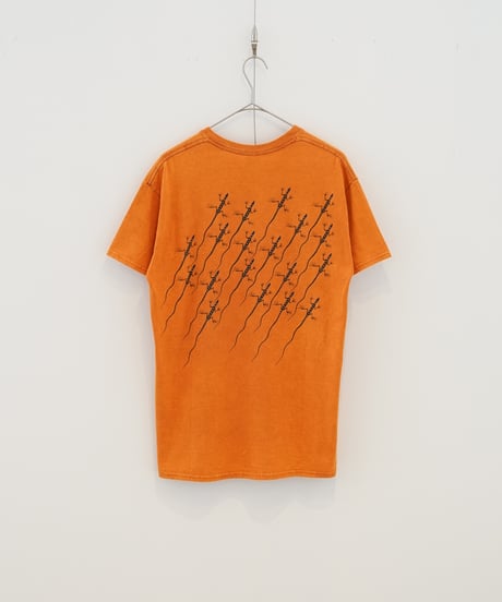 Lizard run double sided printed T-shirt