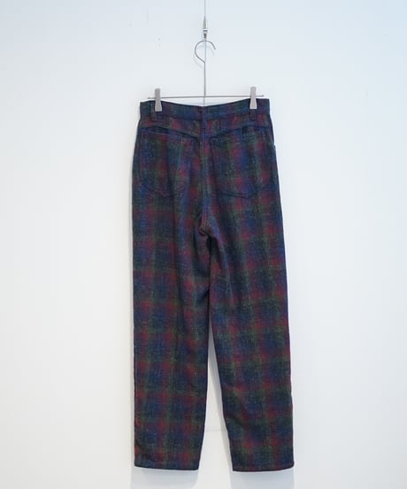 nep fabric plaid pants