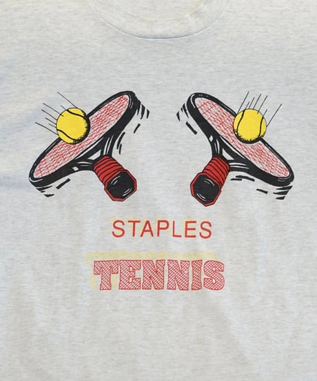 1990s FRUIT OF THE LOOM tennis printed T-shirt