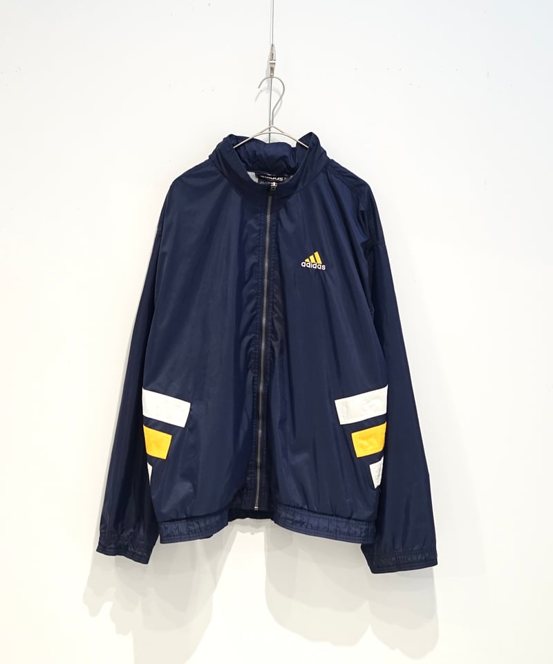 1980s adidas back logo nylon jacket | CHILK