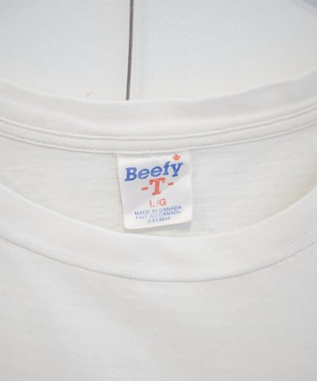 1980s Beefy baseball printed T-shirt