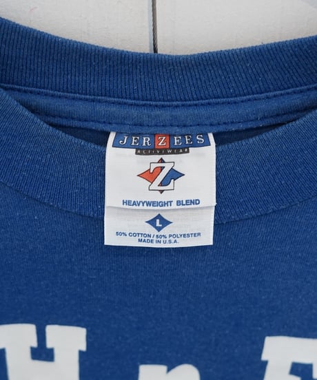 1990s JERZEES campground  printed T-shirt