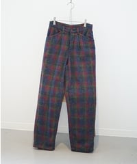 nep fabric plaid pants