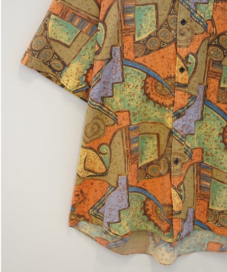 abstract allover pattern design shirt