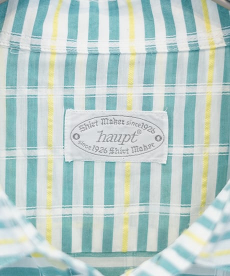 HAUPT plaid pattern shirt