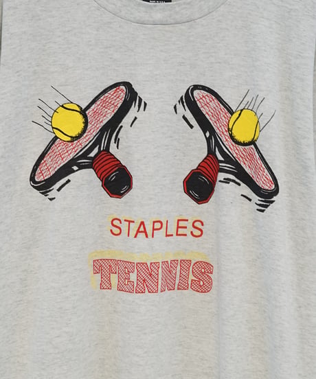 1990s FRUIT OF THE LOOM tennis printed T-shirt