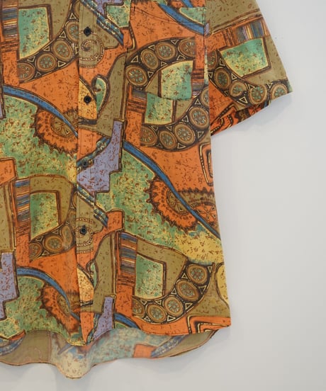 abstract allover pattern design shirt
