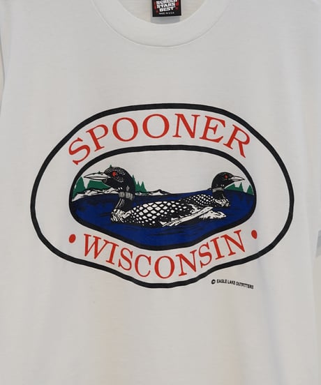 1990s SCREEN STARS duck printed T-shirt