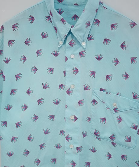 origami all over pattern bd shirt