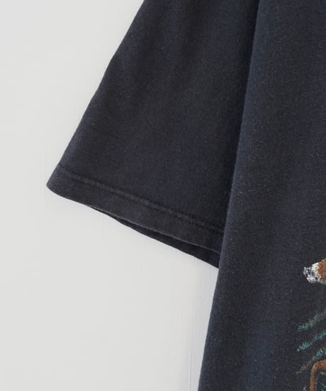1990s TULTEX deer printed T-shirt
