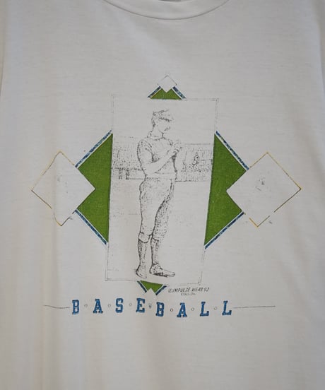 1980s Beefy baseball printed T-shirt