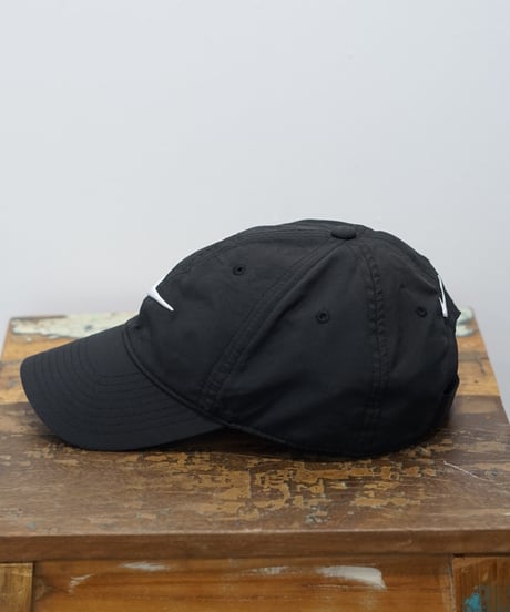 NIKE embroidered cap (black×white)