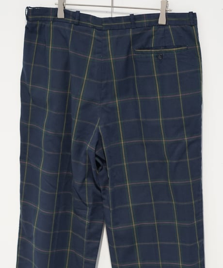 COUNTRY plaid pattern slacks pants