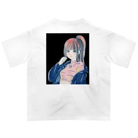 倉八音羽 ビッグシルエットTシャツ①