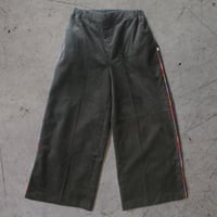 〈Yangon + CHARCOAL GRAY〉Corduroy Wide Pants  160