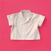 Jyväskylä  Raspberry  Open Collar Shirt  100【STAYING with WILD COLORS】