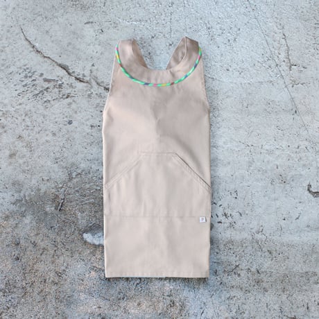 〈Cancún + EARTH BEIGE〉KIDS WORK APRON