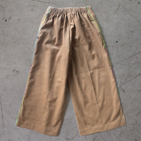 〈San Francisco + EARTH BEIGE〉Corduroy Wide Pants  160