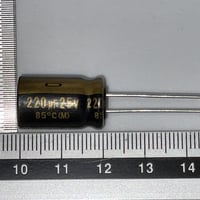 オーディオ用ハイグレードアルミ電解コンデンサ KZシリーズ UKZ1E221MHM （ニチコン）