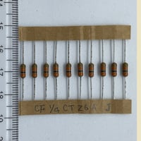 ストレートリードカーボン皮膜抵抗 (10本) 30kΩ 1/4W ±5％ CF1/4CT26A303J （KOA）
