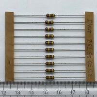 ストレートリードカーボン皮膜抵抗 (10本) 470kΩ 1/2W ±5％ RD50SST52 474J （KOA）