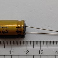 オーディオ用電解コンデンサ 470μF 25V 85℃ ±20% UFG1E471MHM (ニチコン)