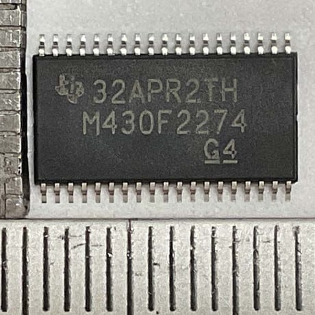 面実装 MIXED SIGNAL MICROCONTROLLER MSP430F2274IDA テキサスインスツルメンツ(TI)