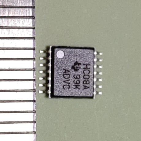 面実装4回路2入力ANDｹﾞｰﾄ SN74HC08APW (1個) テキサスインスツルメンツ(T.I.)