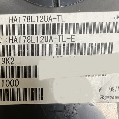 面実装 3端子レギュレータ (2個) HA178L12UA-TL ルネサス(Renesas)