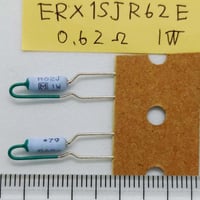 金属皮膜抵抗器 0.62Ω, 1W, ±5%  ERX1SJR62E  (2本)  (Panasonic)