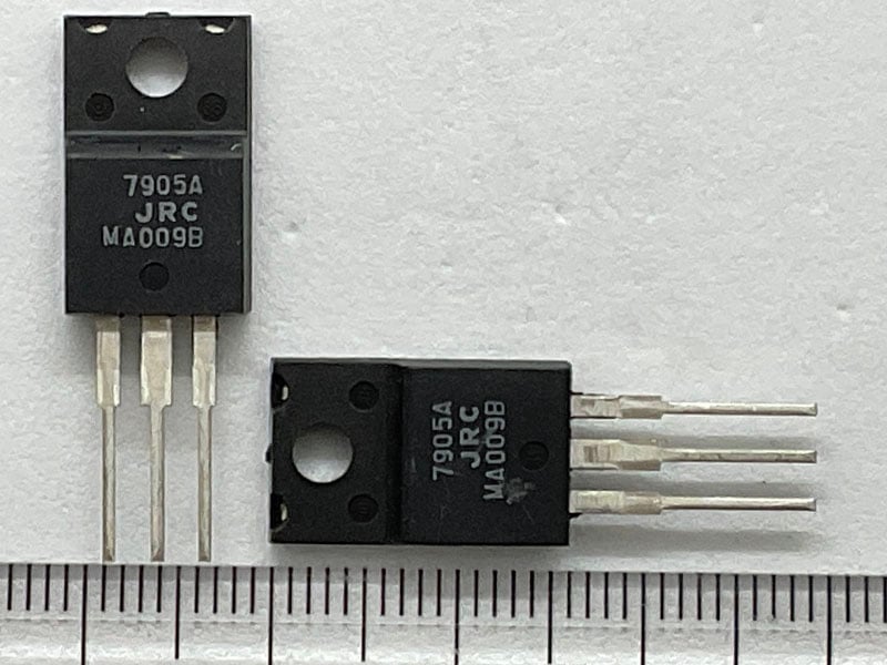 3端子レギュレータ79シリーズ NJM7905FA(2個) 日清紡(旧新日本