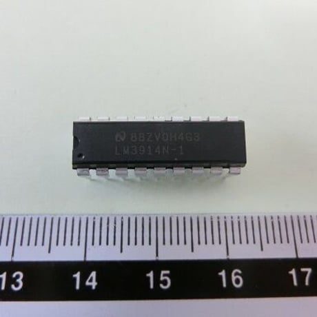 DIP レベルメータIC LM3914N テキサスインスツルメンツ (T.I.)