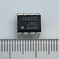 DIP オーディオ用デュアル HiFi オペアンプ NJM2043DD 新日本無線（JRC）