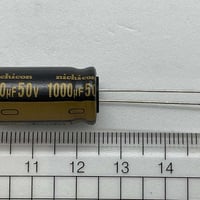 オーディオ用電解コンデンサ  1000μF 50V 85℃ ±20% UKW1H102MHD (ニチコン)