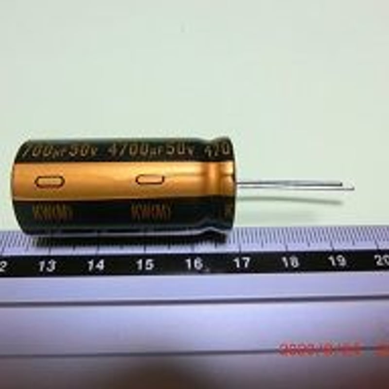 オーディオ用電解コンデンサ 4700μF 50V 85℃ ±20% UKW1H472MRD (
