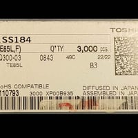 面実装 超高速スイッチングダイオード 1SS184  (10個) 東芝(Toshiba)