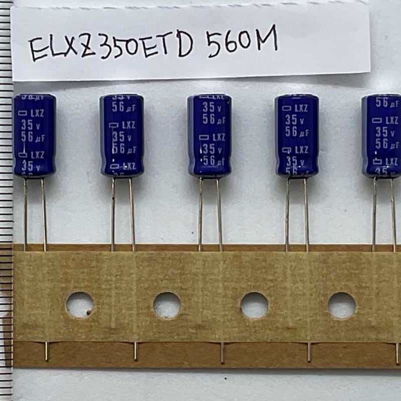 アルミ電解コンデンサ 56μF 35V 105℃ ±20% ELXZ350ETD560MFB5