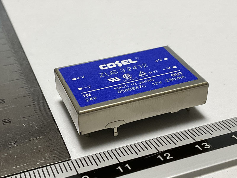 DC-DCコンバータ電源 12V/250mA ZUS32412 コーセル(COSEL) | G DC-DCコンバータ電源 12V/250mA ZUS32412 コーセル(COSEL) | G
