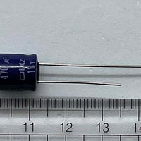 アルミ電解コンデンサ470μF 16V 105℃ ±20% ELXZ160ELL471M (1個) (日ケミ)