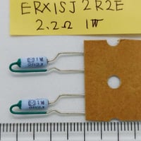 金属皮膜抵抗器 2.2Ω, 1W, ±5%  ERX1SJ2R2E  (2本)  (Panasonic)