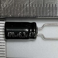 アルミ電解コンデンサ 470μF 6.3V 105℃ ECA0JHG471B (5個) (Panasonic)