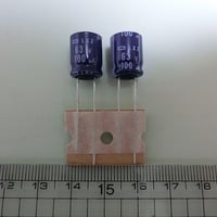 アルミ電解コンデンサ 100μF 63V 105℃ ±20% ELXZ630E□□101M (2個) (日ケミ)