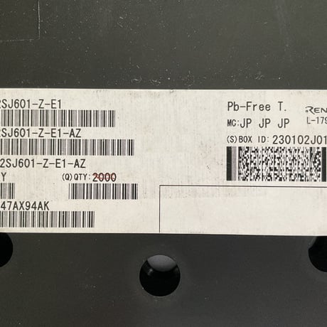 面実装 P-ch FET 2SJ601-Z-E （2個） ルネサス(Renesas)