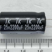 アルミ電解コンデンサ 2200μF 25V 85℃ ±20% 1EUTES222M  (東信)