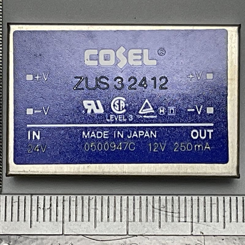 DC-DCコンバータ電源 12V/250mA ZUS32412 コーセル(COSEL) | G DC-DCコンバータ電源 12V/250mA ZUS32412 コーセル(COSEL) | G