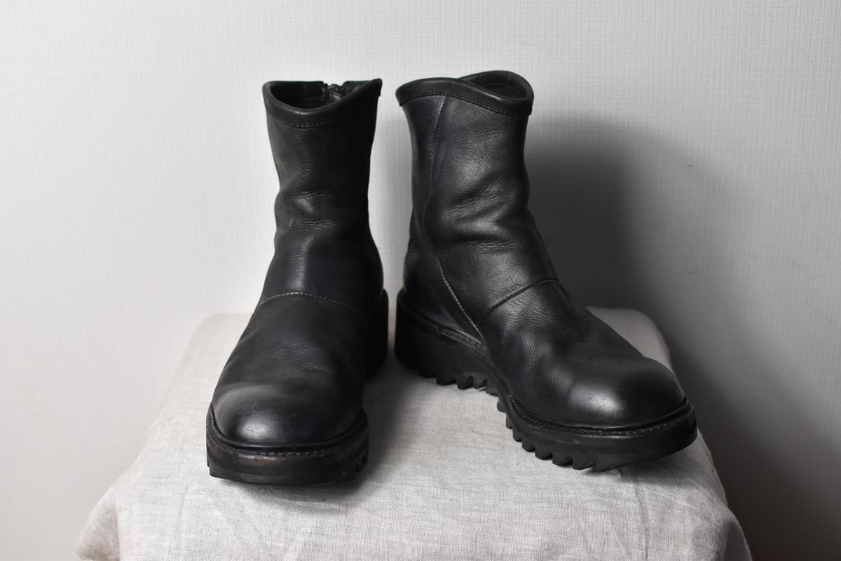 JULIUS / 　ブーツ　 珍品 Julius AW14 Glitch Ripple Sole Boots - 477FWM4